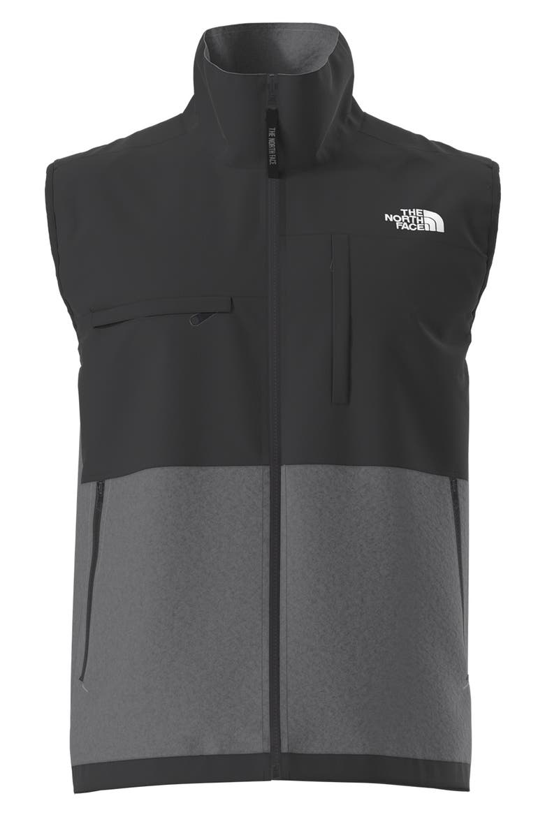 Retro Denali Vest, Alternate, color, MID GREY HEATHER/ BLACK