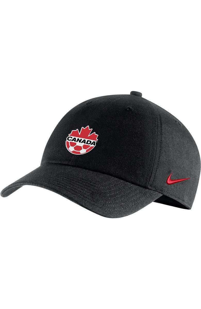 Nike Men's Nike Black Canada Soccer Campus Adjustable Hat, Main, color, Black