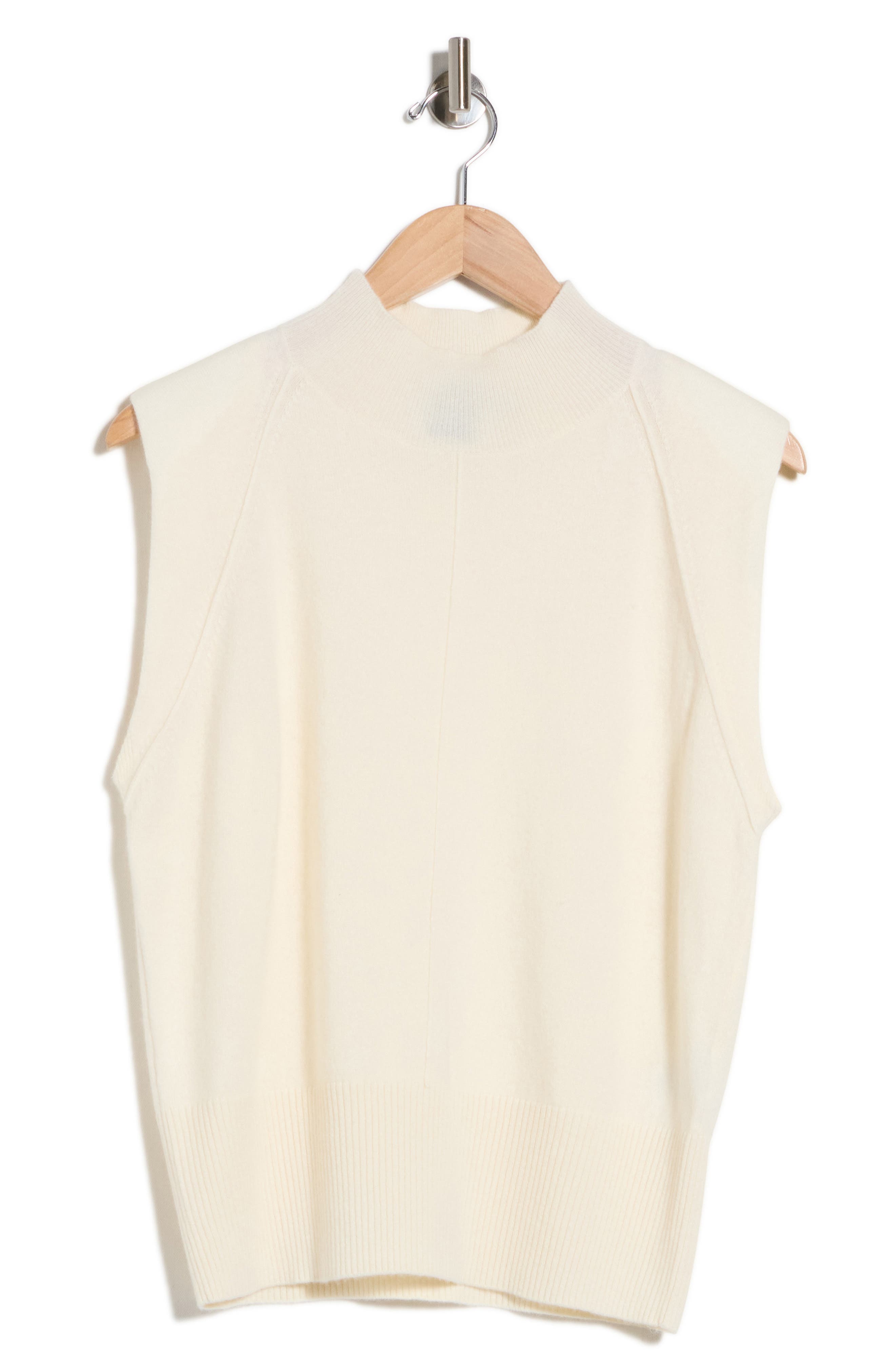Futrani Mock Neck Sleeveless Top