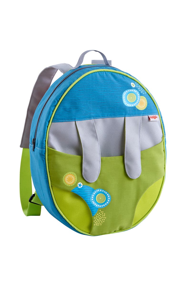 HABA Doll Backpack Summer Meadow for 12" soft dolls with Extra Storage Space for Toys or Accessories, Main, color,