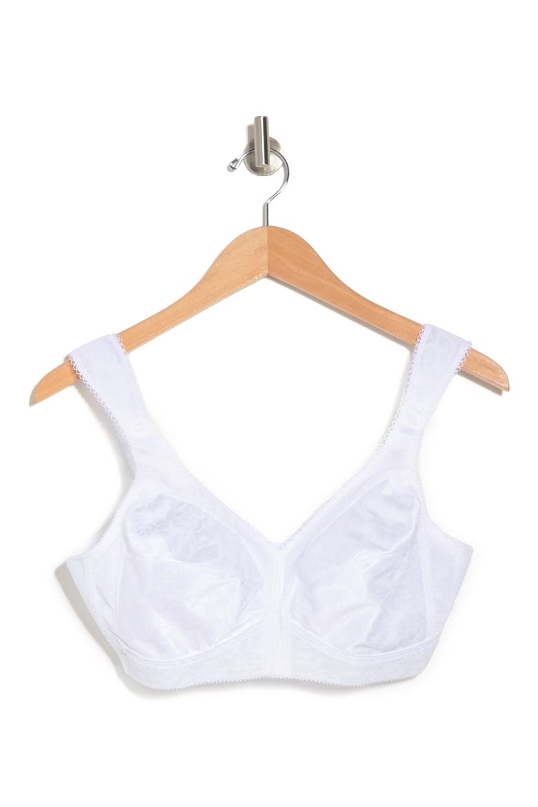 Playtex 18 Hour 4693 Ultimate Shoulder Comfort Wirefree Bra, Alternate, color, WHITE