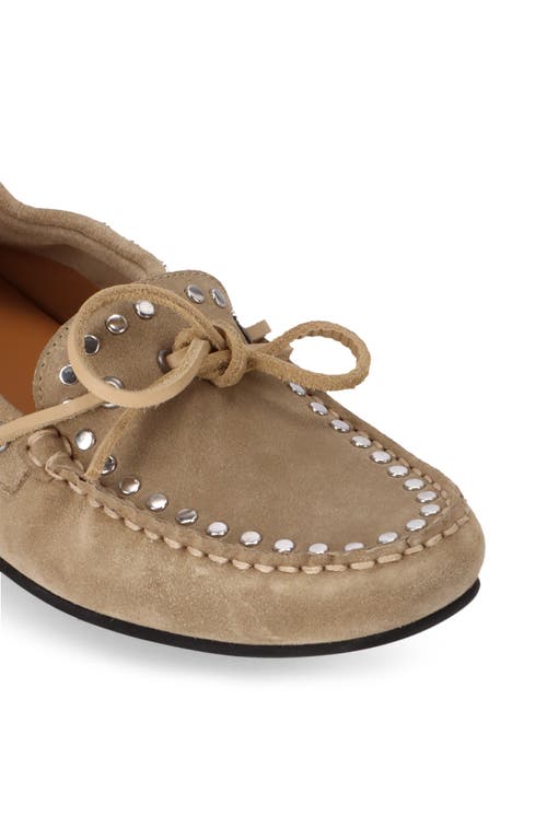 Alohas Calla Stud Loafer In Green