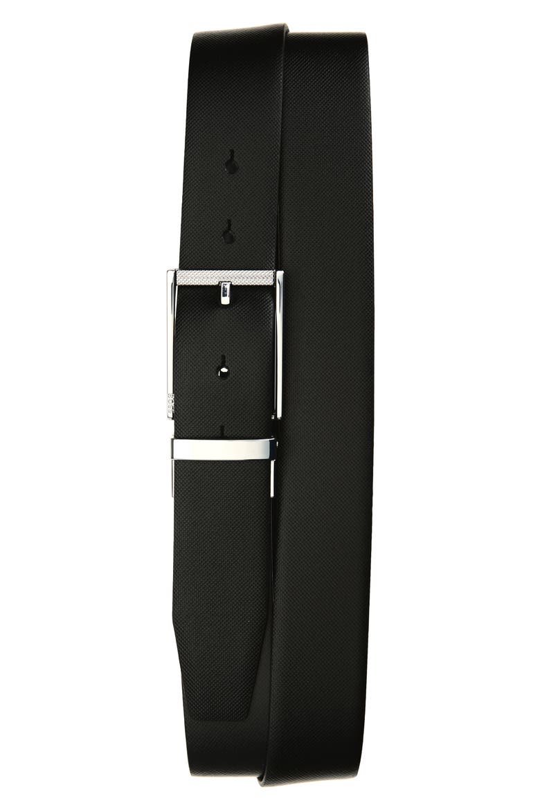 Granty Reversible Leather Belt, Main, color, BLK