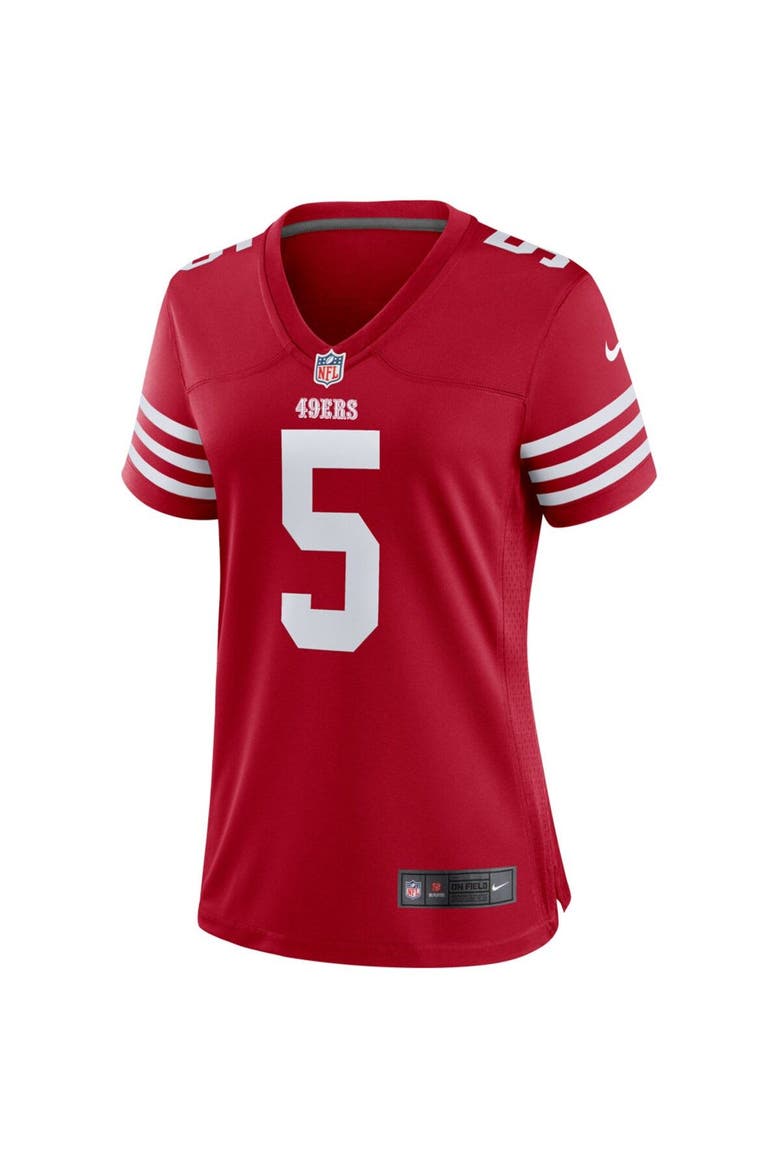 Women's Nike Trey Lance Scarlet San Francisco 49ers Player Jersey, Alternate, color, Scarlet