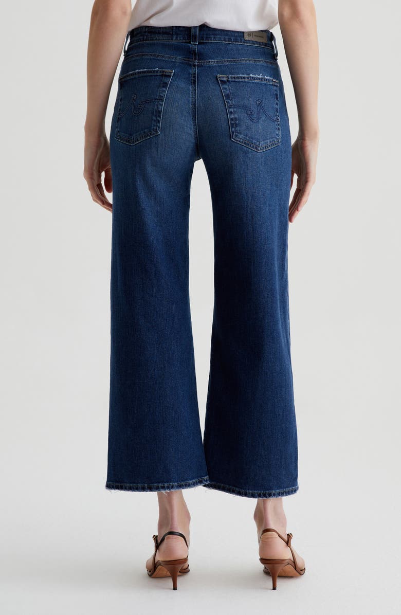 AG Saige Mid Rise Ankle Wide Leg Jeans, Alternate, color,