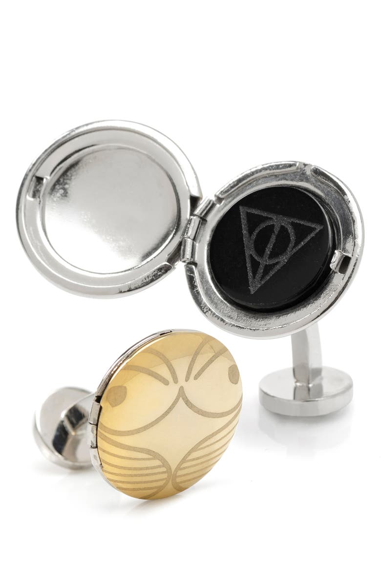 Cufflinks, Inc. Golden Snitch Cuff Links, Alternate, color, Gold