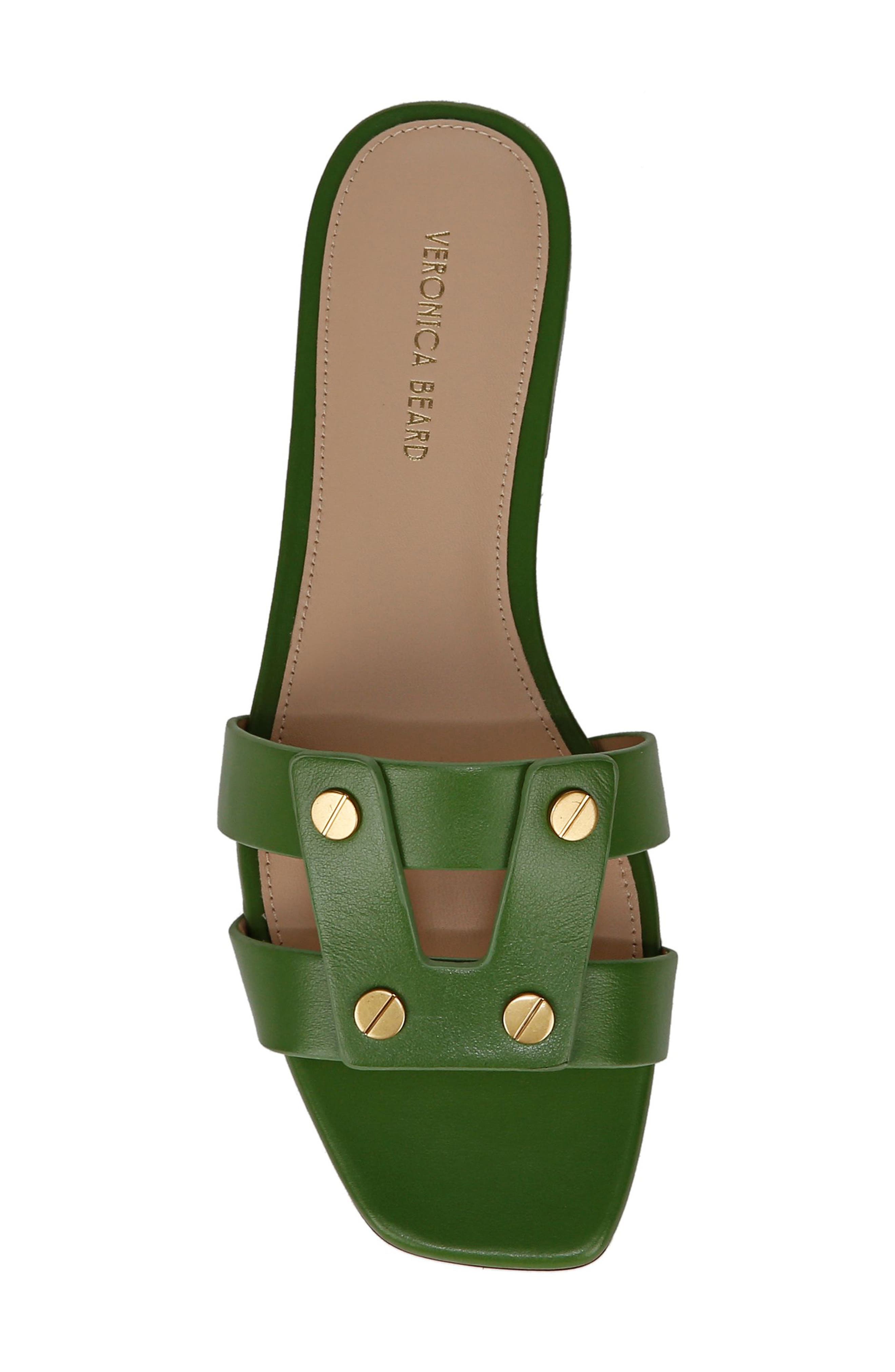 Veronica Beard Via Slide Sandal, Alternate, color, Lemongrass