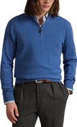 Polo Ralph Lauren Regular Fit Wool Quarter Zip Sweater