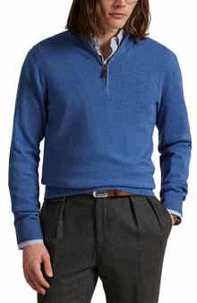 Polo Ralph Lauren Regular Fit Wool Quarter Zip Sweater