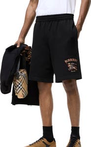 Burberry Knight Check Cotton Shorts