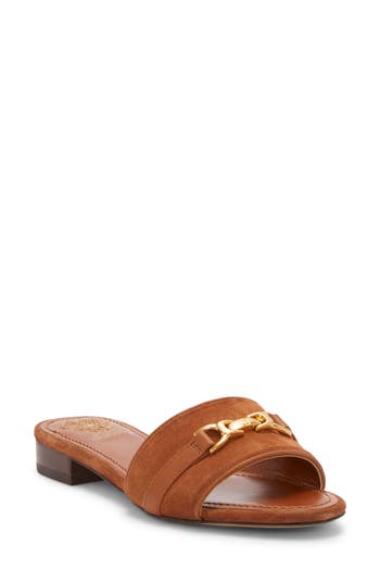 Vince Camuto Maxine Slide Sandal In Brown