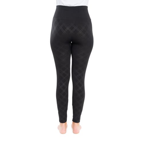 Muk Luks Fleece Lined Leggings In Black