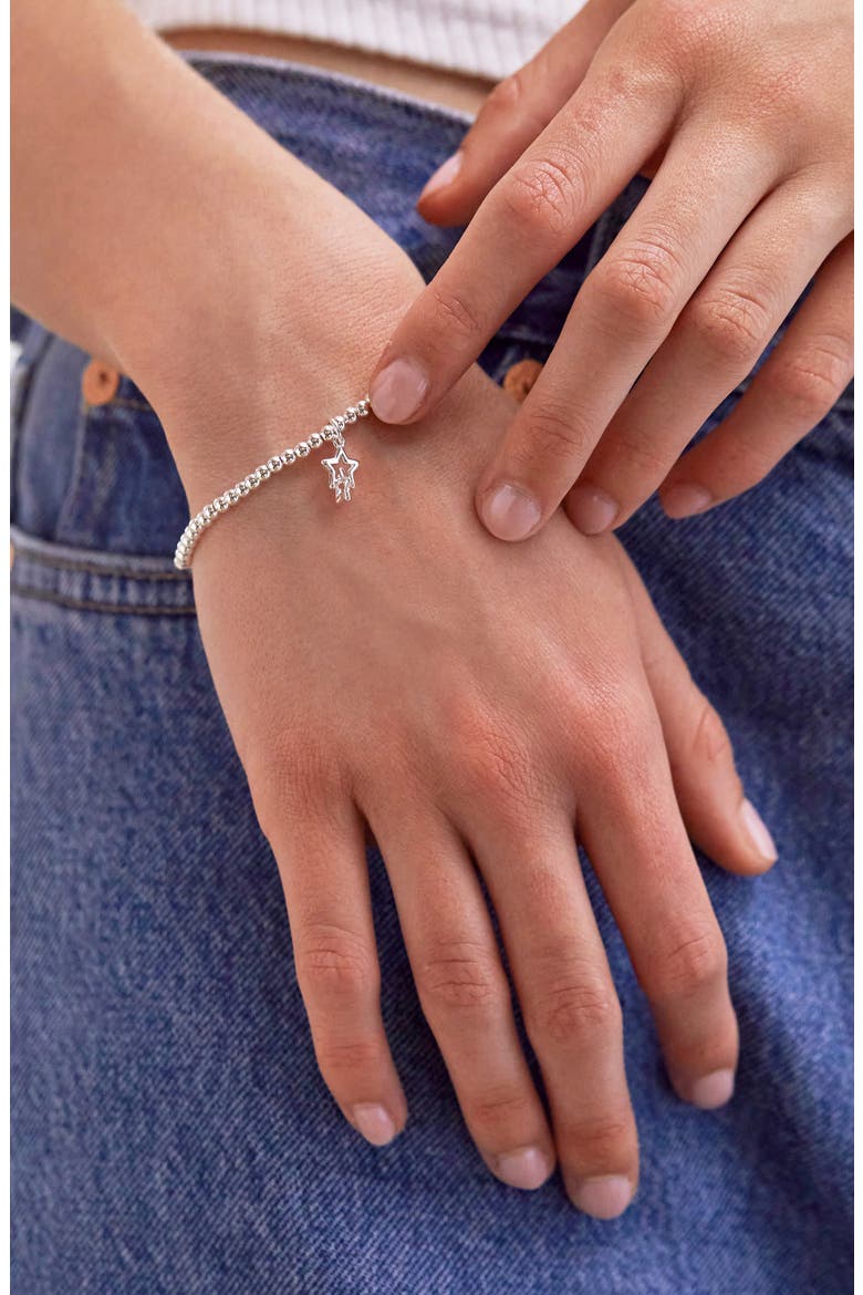 Double Star Sienna Bracelet, Alternate, color, SILVER
