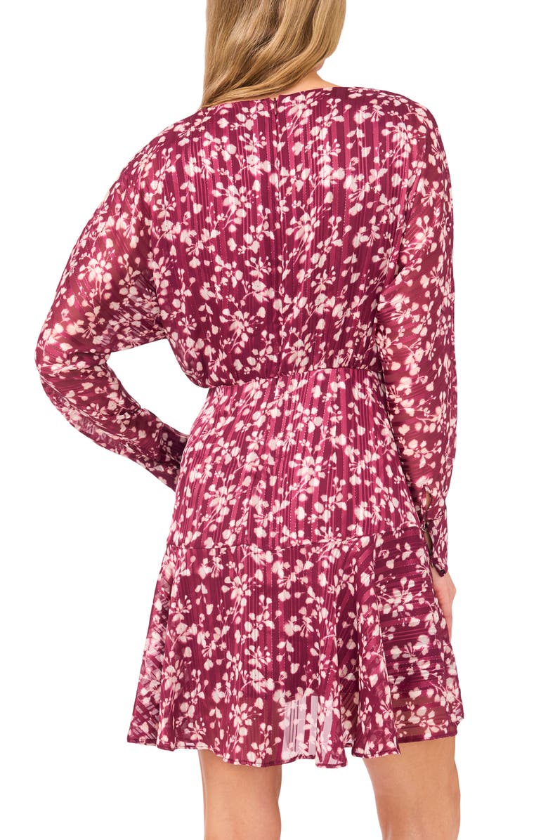 Parker The Livy Long Sleeve Cocktail Dress, Alternate, color, Zinfandel