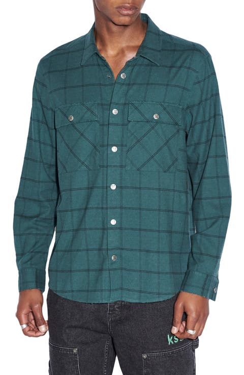 Paradox Button-Up Flannel Shirt