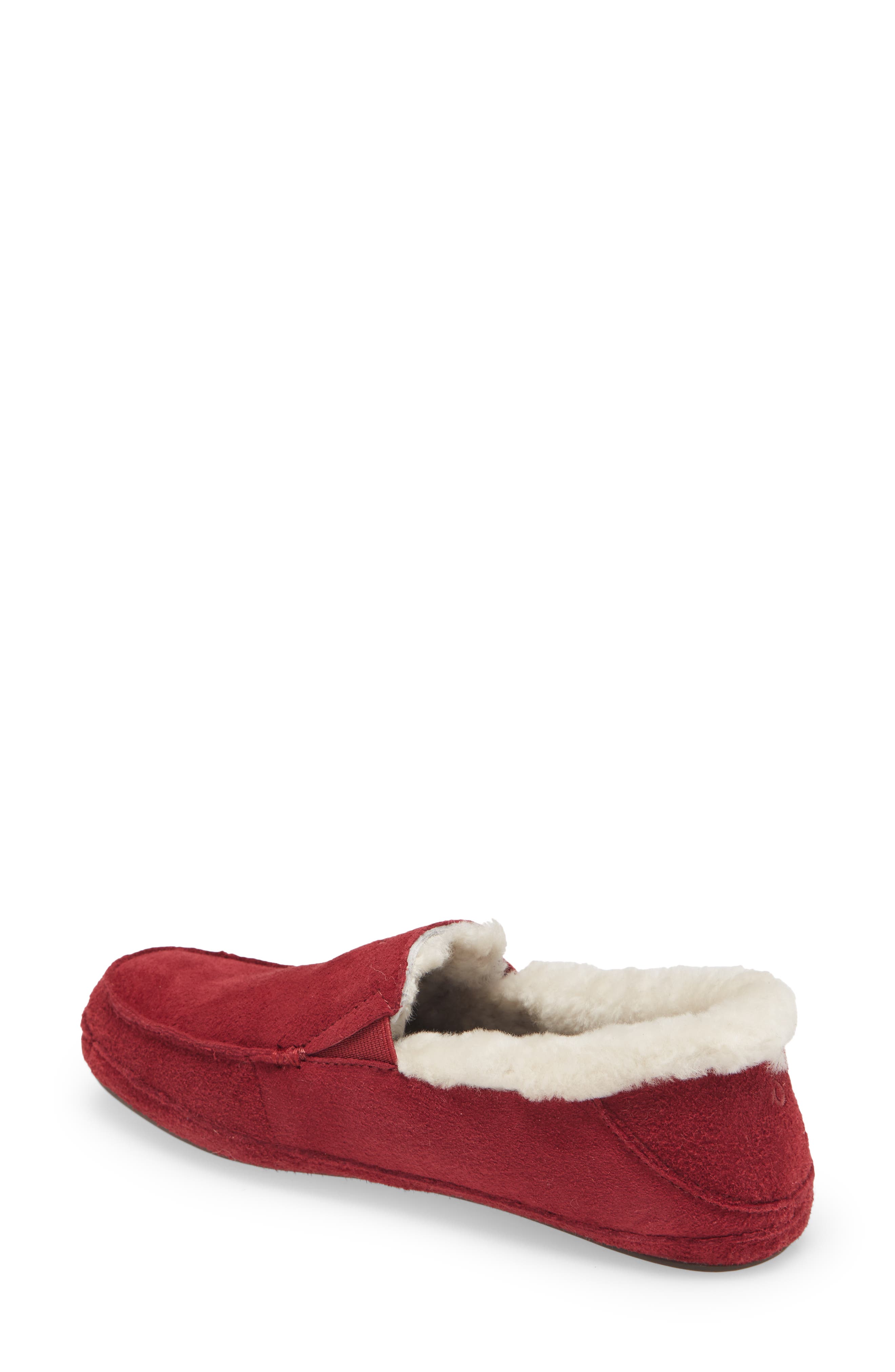 Ku'una Genuine Shearling Slipper, Alternate, color, LILIKOI
