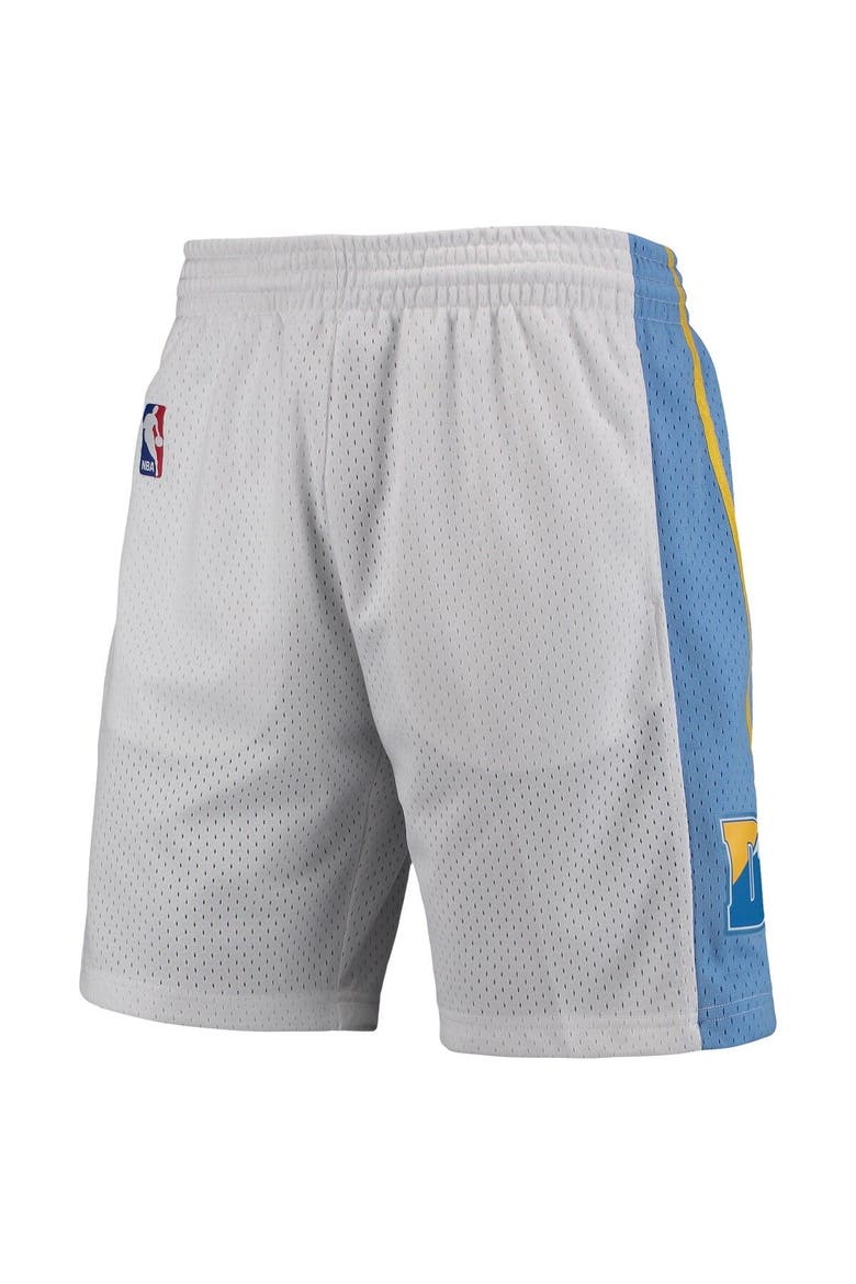 Men's Mitchell & Ness White Denver Nuggets 2006-07 Hardwood Classics Swingman Shorts, Alternate, color, White
