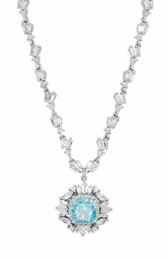 Cubic Zirconia Pendant Necklace