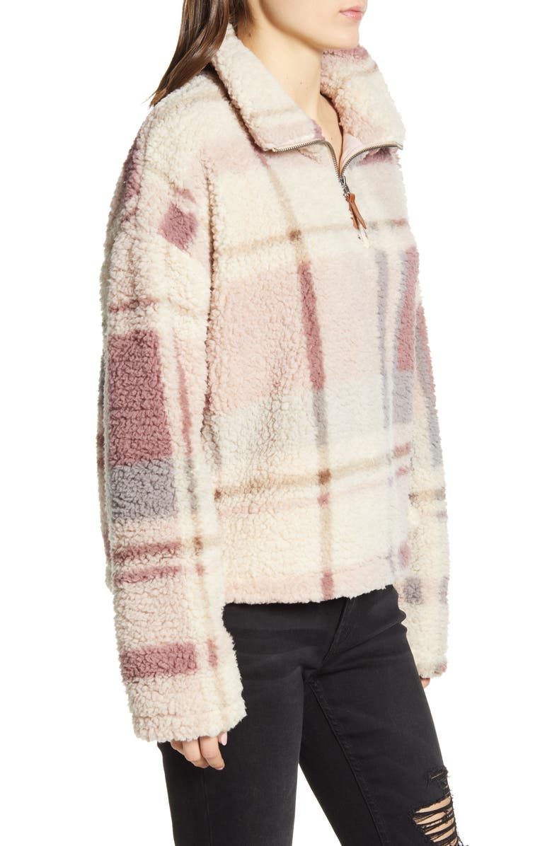 Thread & Supply Walking Poetry Half Zip Pullover, Alternate, color,