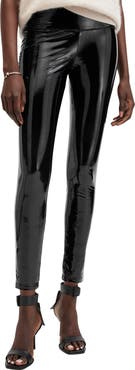AllSaints Cora Shine Patent Faux Leather Leggings