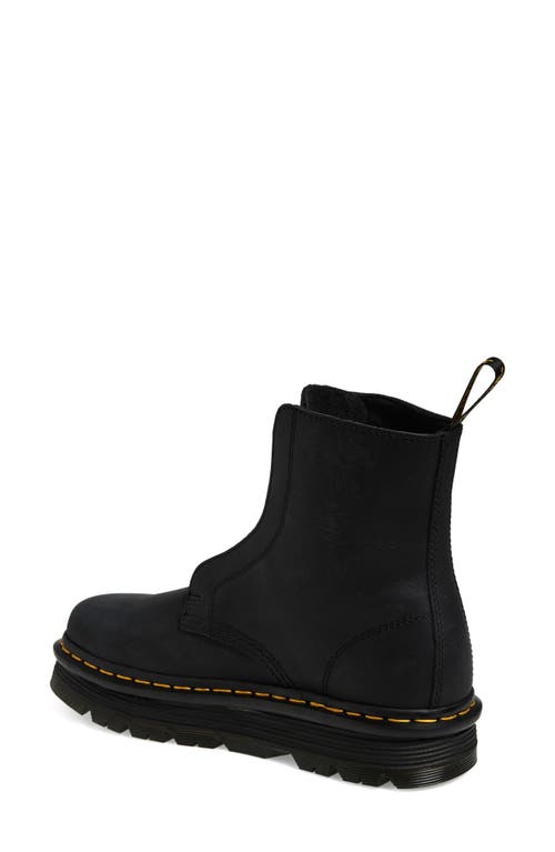 Dr. Martens Zebzag Savannah Boot In Black