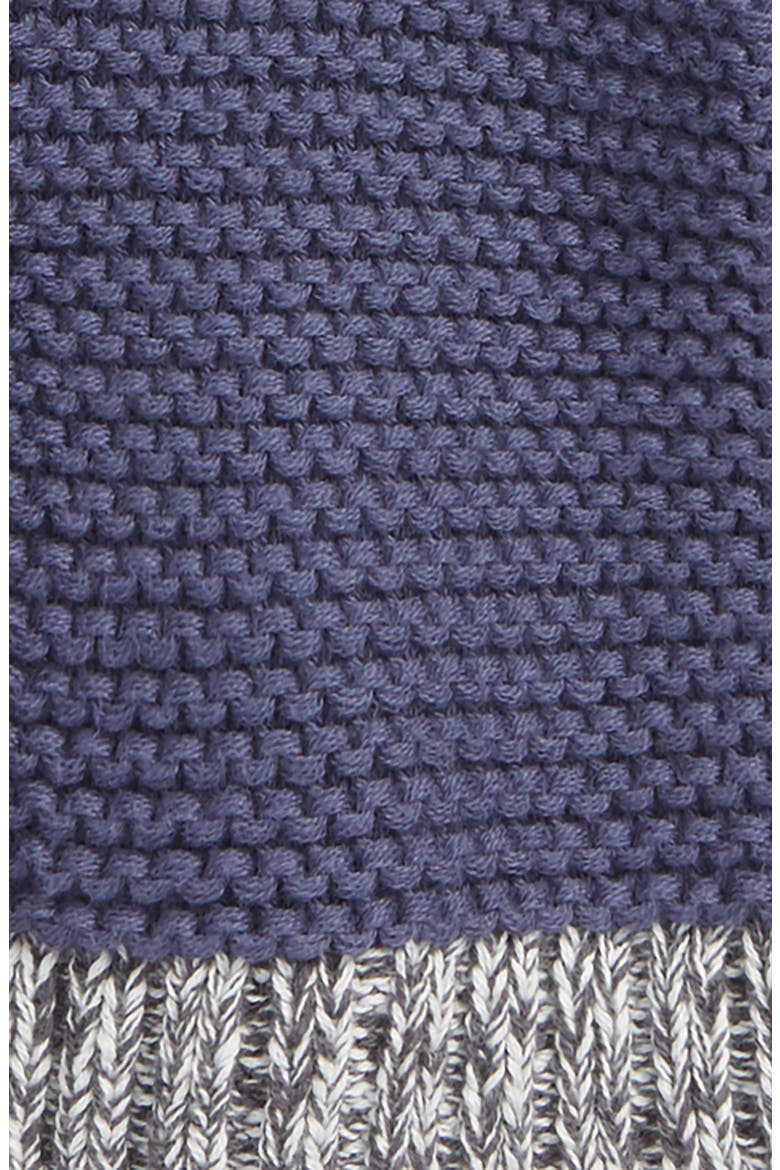 Organic Cotton Hooded Cardigan, Alternate, color, NAVY CROWN