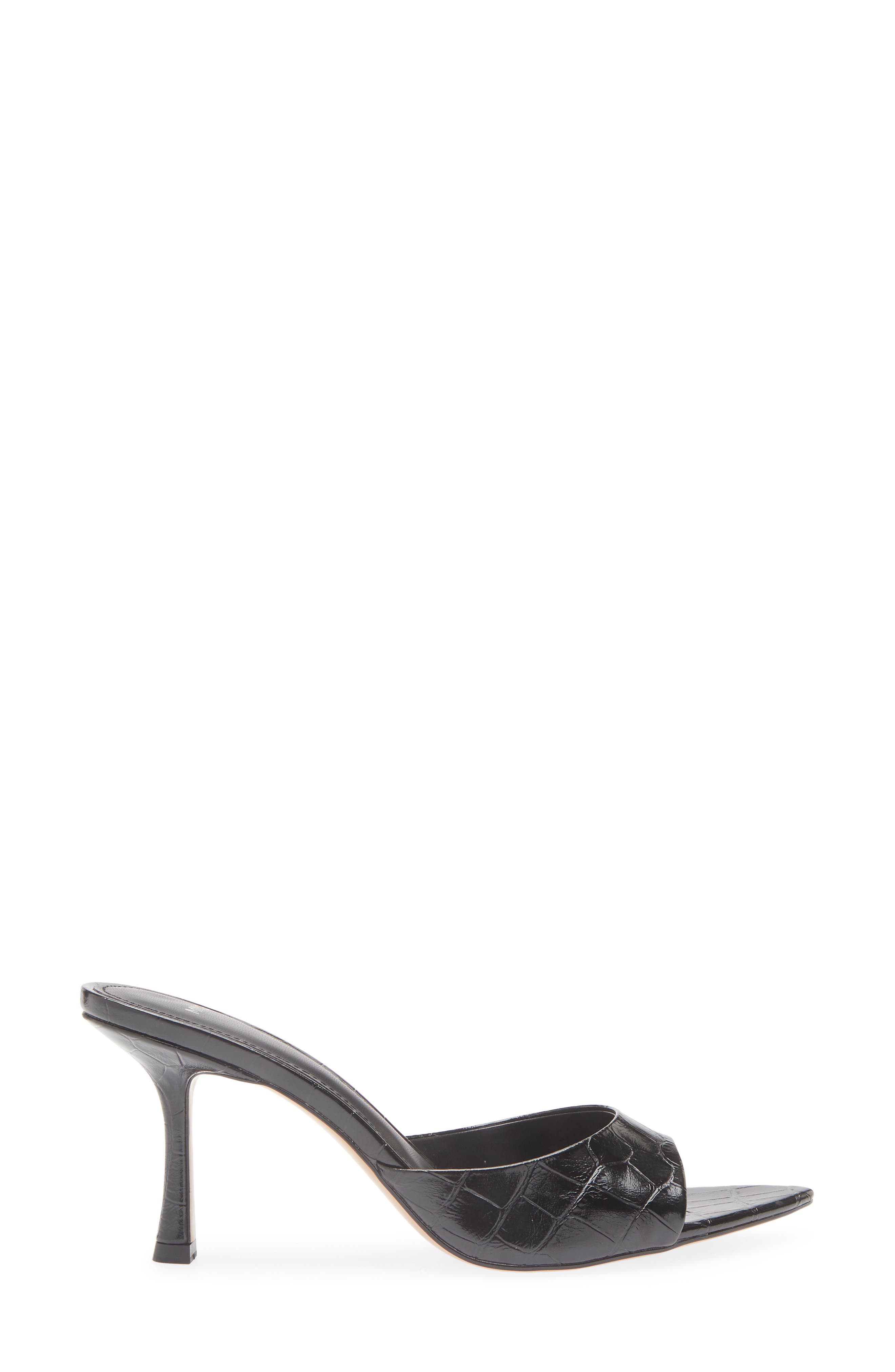 MANGO Pepyco Slide Sandal, Alternate, color, Black