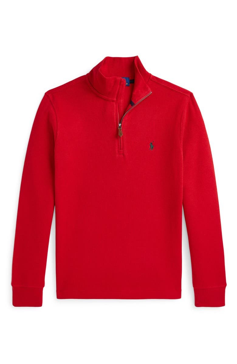 Polo Ralph Lauren Kids' Estate Rib Half Zip Pullover, Main, color, 