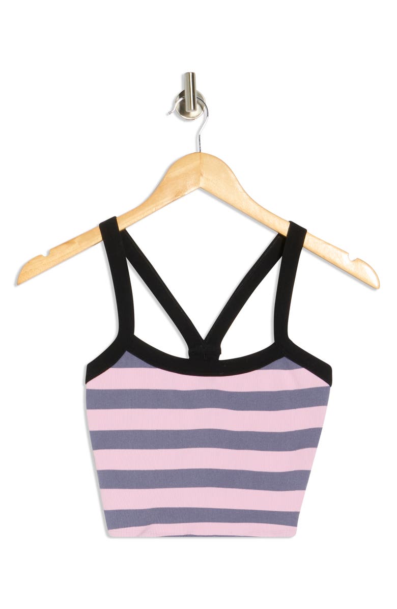 Free People FP Movement All Clear Stripe Camisole, Alternate, color, Graphite Combo