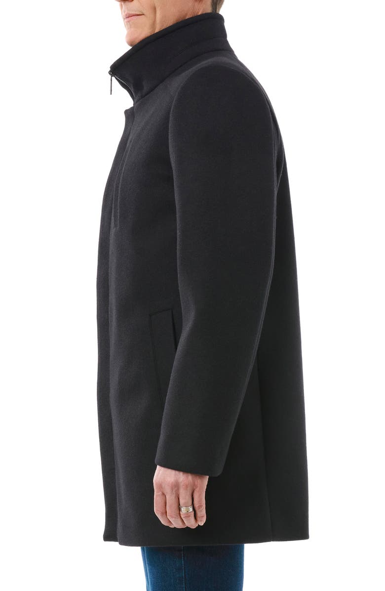 Vince Camuto Water Resistant Jacket with Removable Bib, Alternate, color, Black