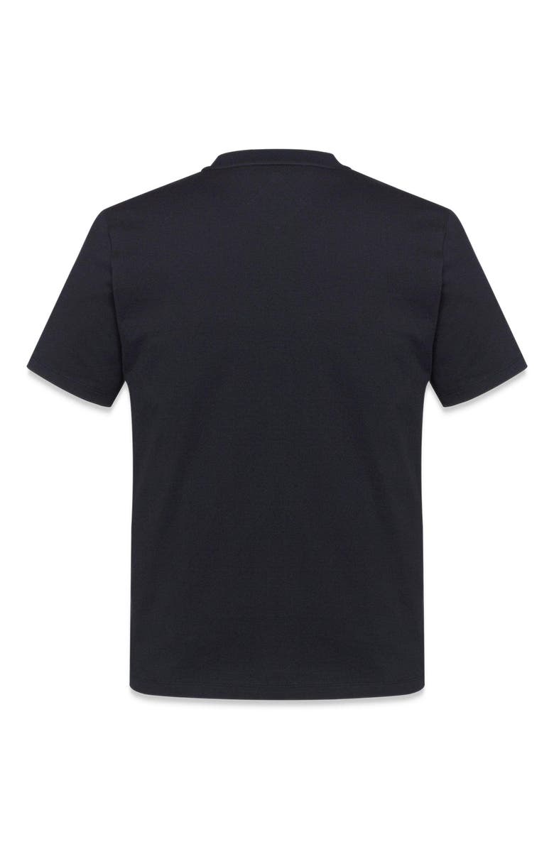MCM Essential Logo Pocket T-Shirt in Organic Cotton, Alternate, color, Dark Navy