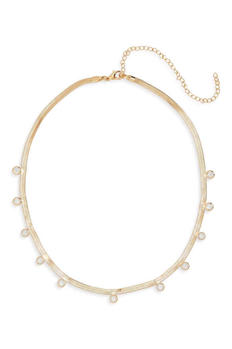 Lila Choker Necklace, Main, color, GOLD