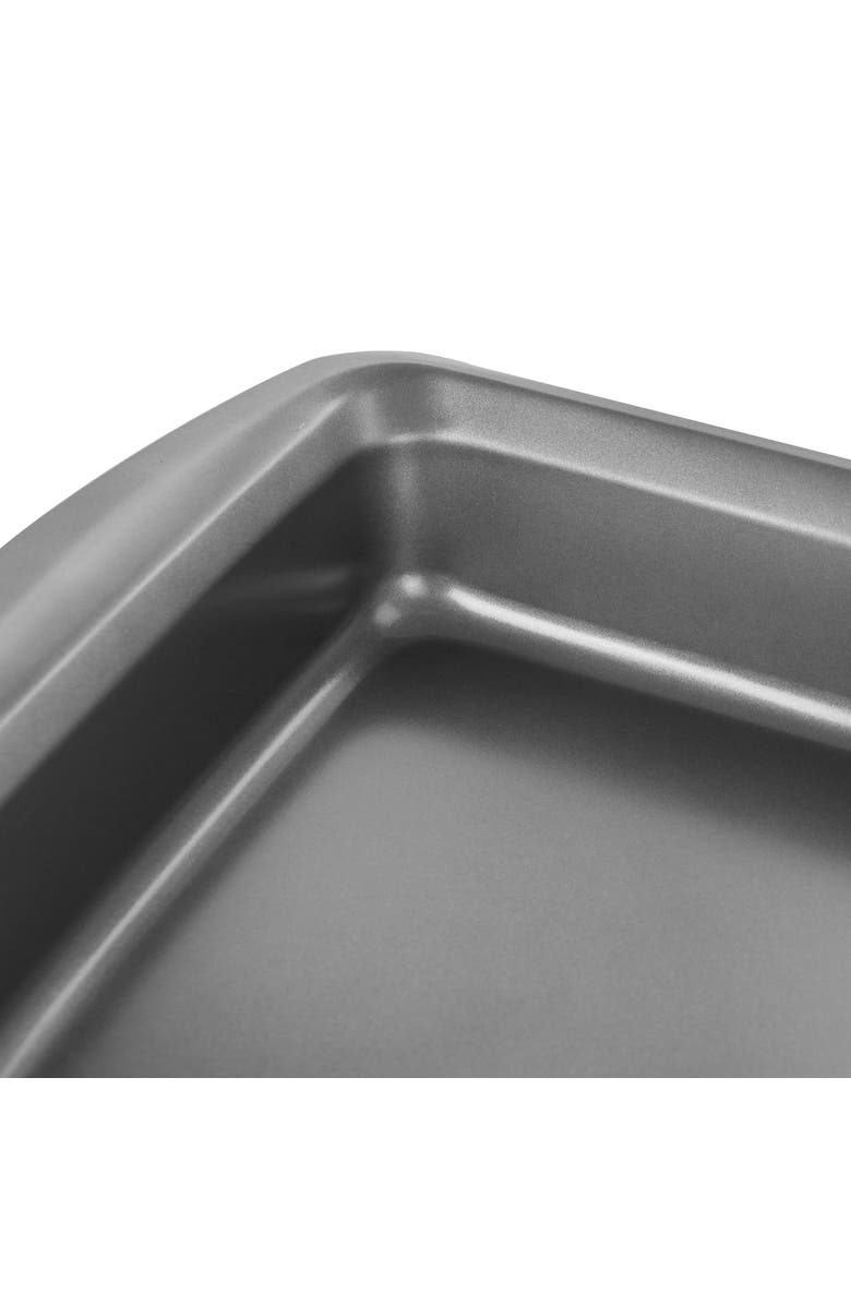 Gibson Baker's Friend 16.75 Inch Nonstick Steel Roasting Pan, Alternate, color, Grey