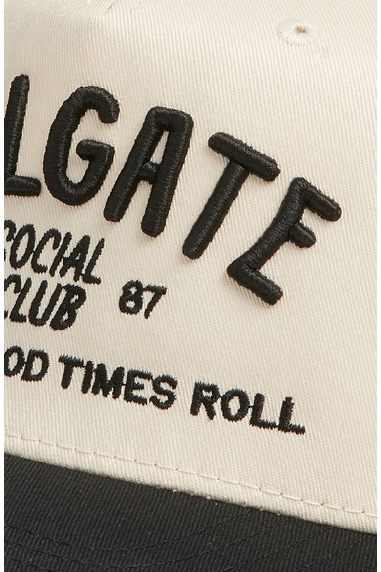 Tailgate Social Club Baseball Cap, Alternate, color, BLACK
