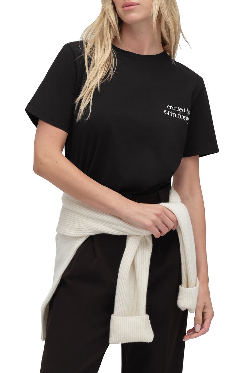 Favorite Daughter x 'Nobody Wants This' Erin Foster Graphic T-Shirt, Main, color, Black