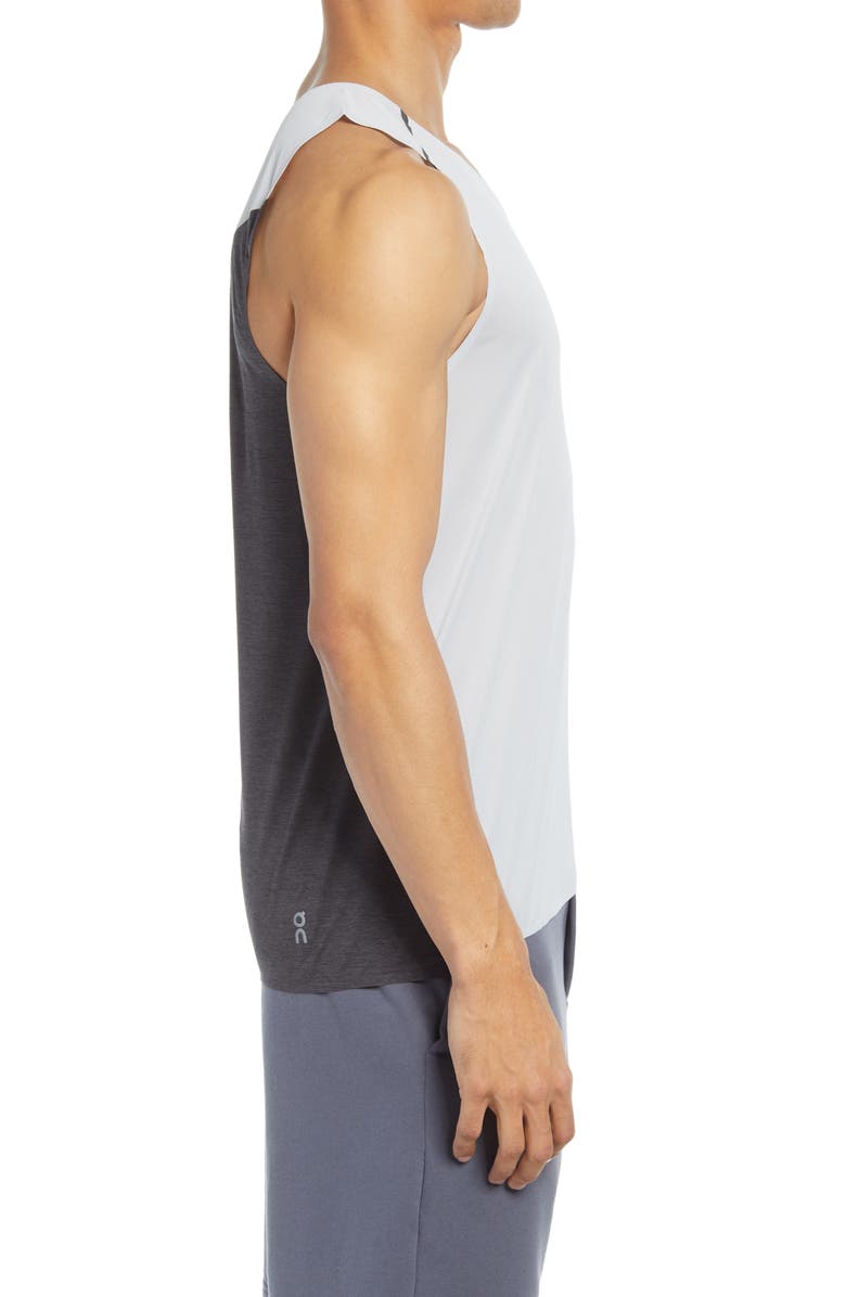 On Men's Tank-T Performance Running Tank, Alternate, color, 