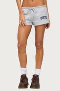 EDIKTED Sporty Babe Logo Micro Shorts