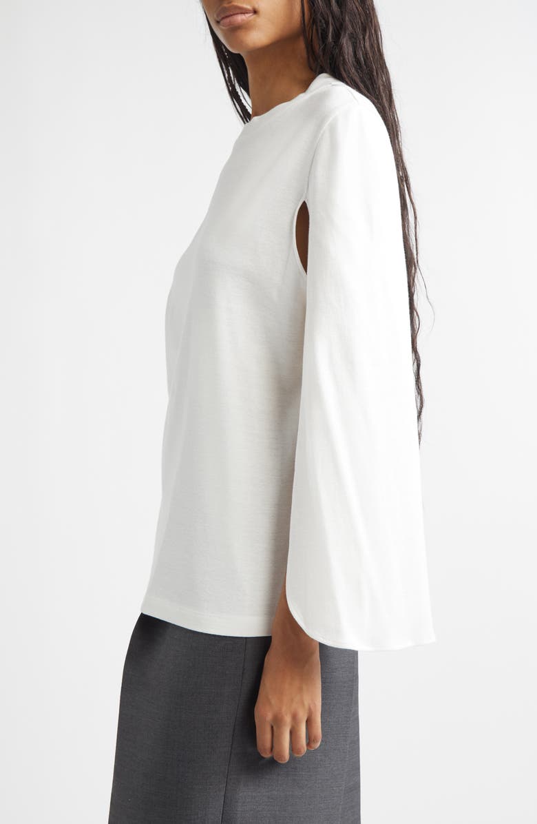 GIA STUDIOS Dover Cape Top, Alternate, color, Off White