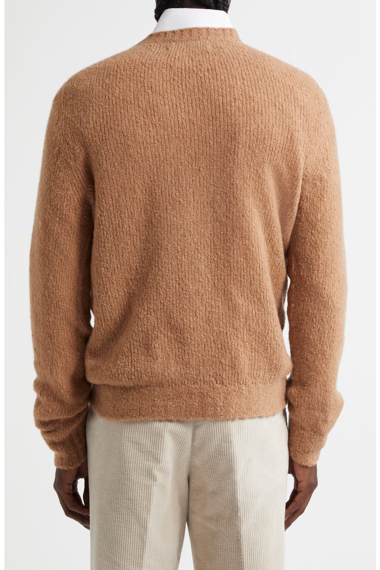 Handmade Felted Merino Wool & Cashmere Blend Sweater, Alternate, color, CAMEL