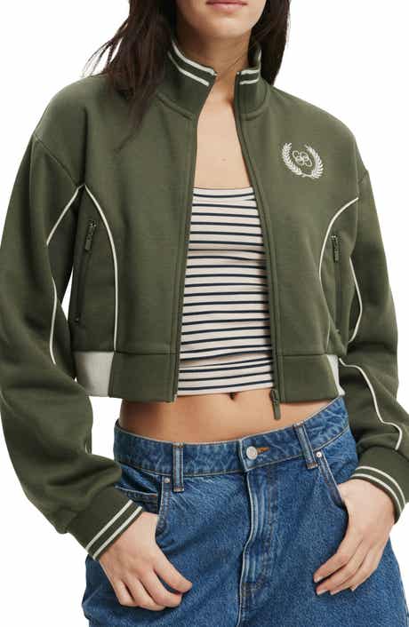 Cotton On Cropped Track Jacket