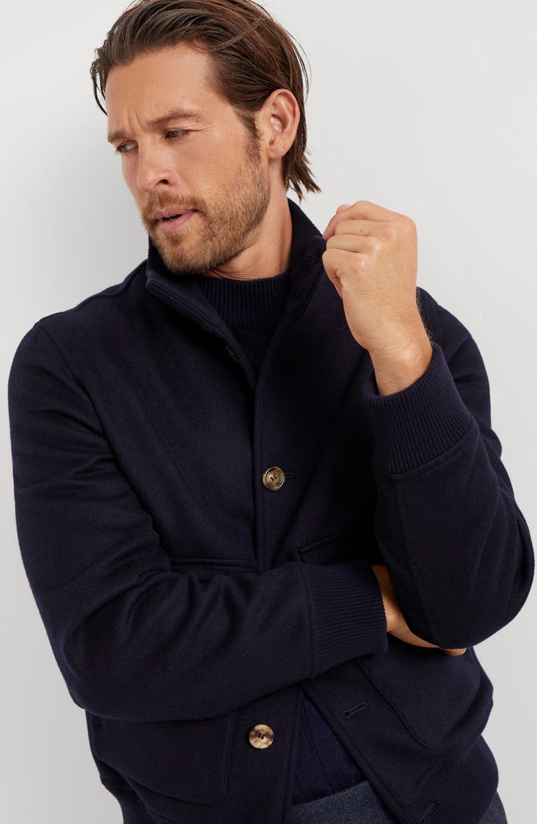 Brunello Cucinelli Double beaver bomber jacket, Alternate, color, 