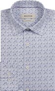 Bugatchi James OoohCotton® Geo Print Button-Up Shirt
