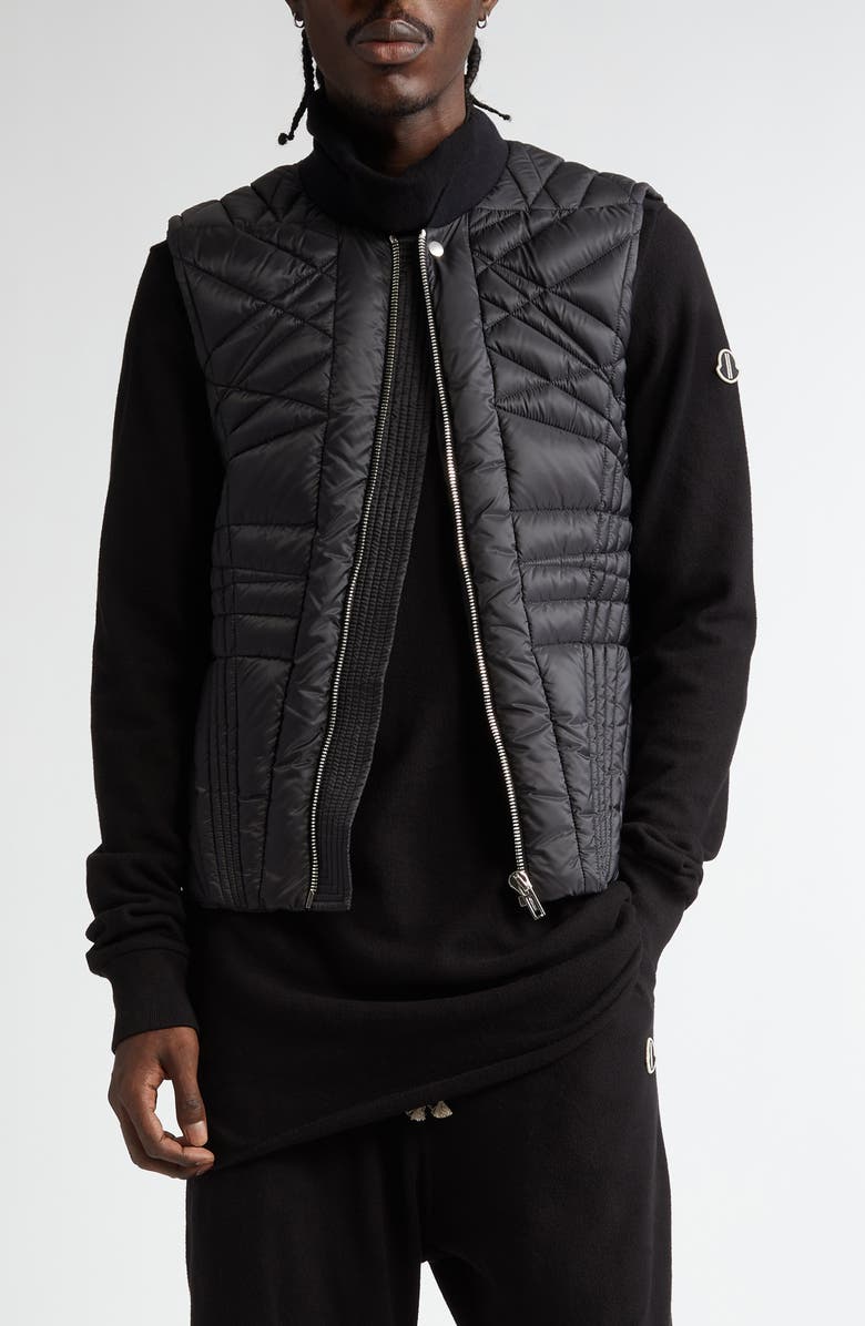 Moncler x Rick Owens Megapenta Quilted Flight Vest, Main, color,