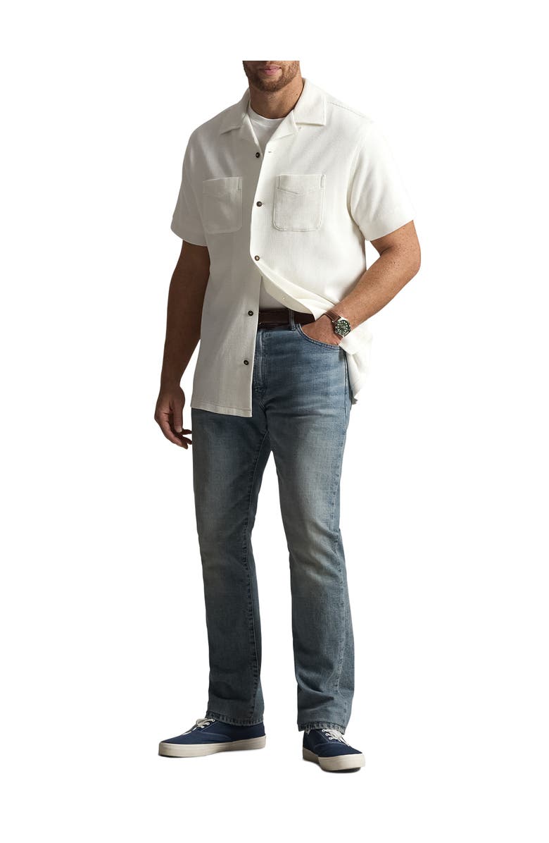 Polo Ralph Lauren Big & Tall Waffle Knit Camp Shirt, Alternate, color, Nevis