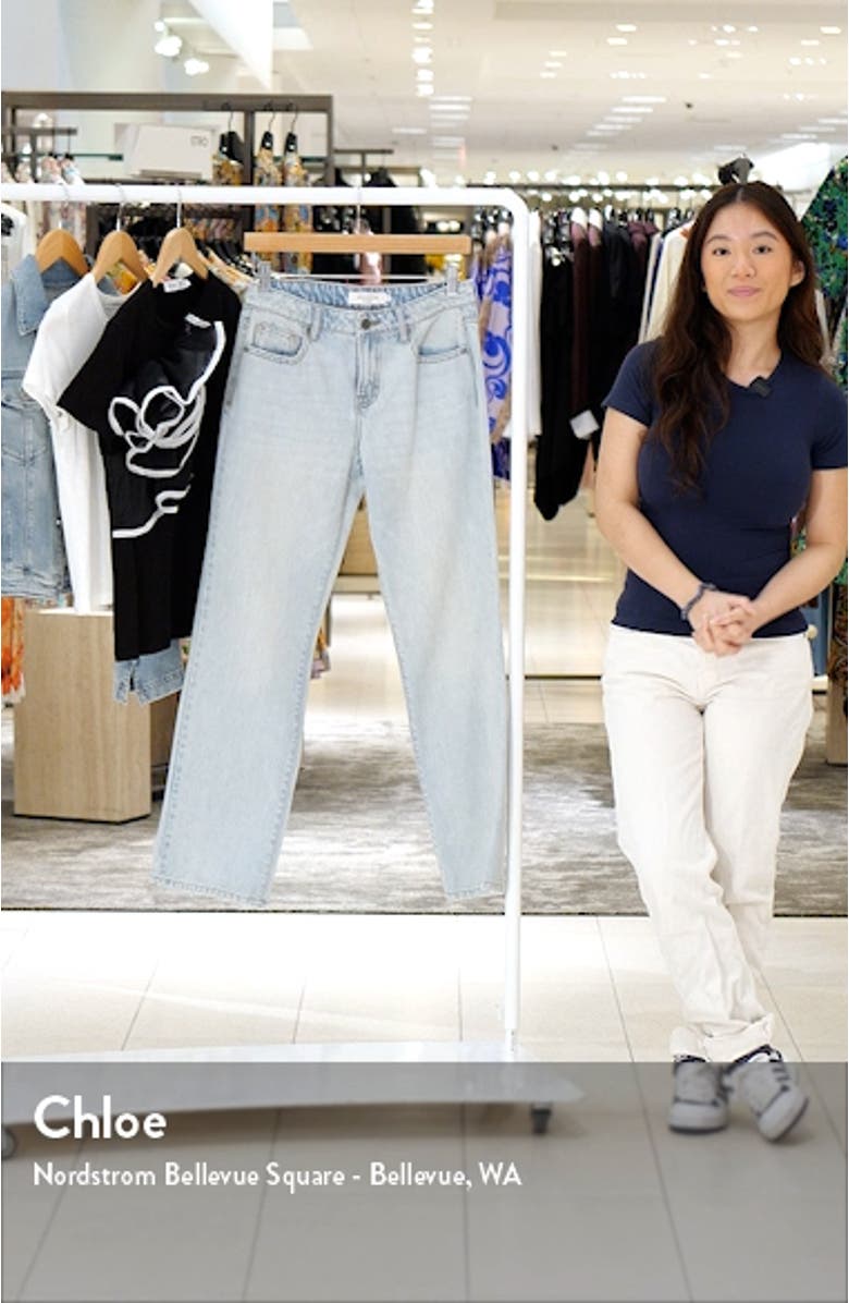 Classic Relaxed Ankle Straight Leg Jeans, sales video thumbnail