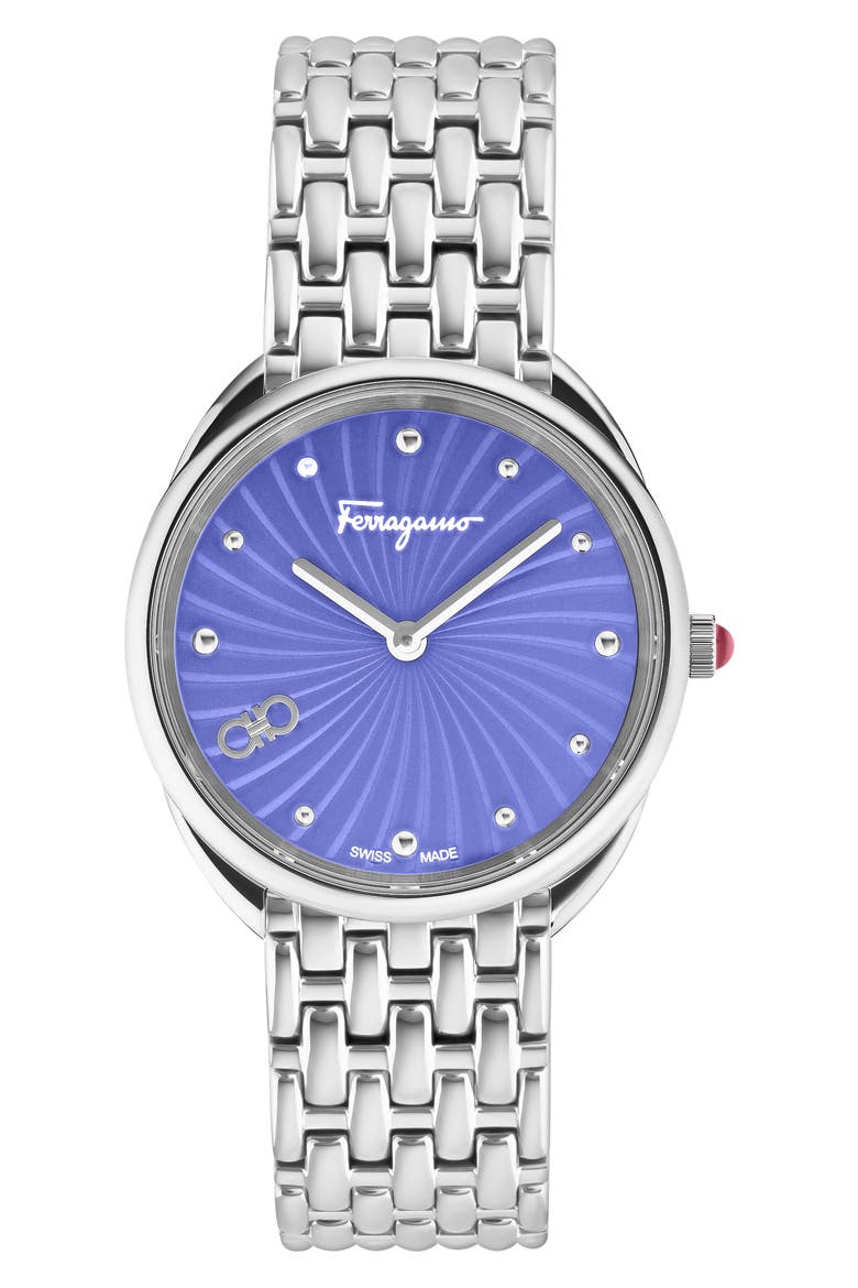 Cuir Bracelet Watch, 34mm, Main, color, STAINLESS STEEL