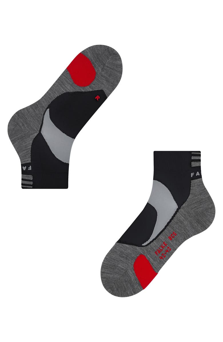 Falke BC5 Endurance Cycling Socks, Alternate, color, Black-Mix