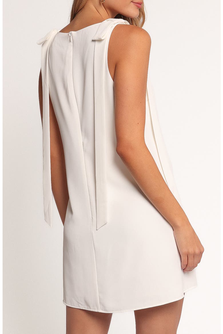Floriana Bow Shoulder Shift Dress, Alternate, color, IVORY