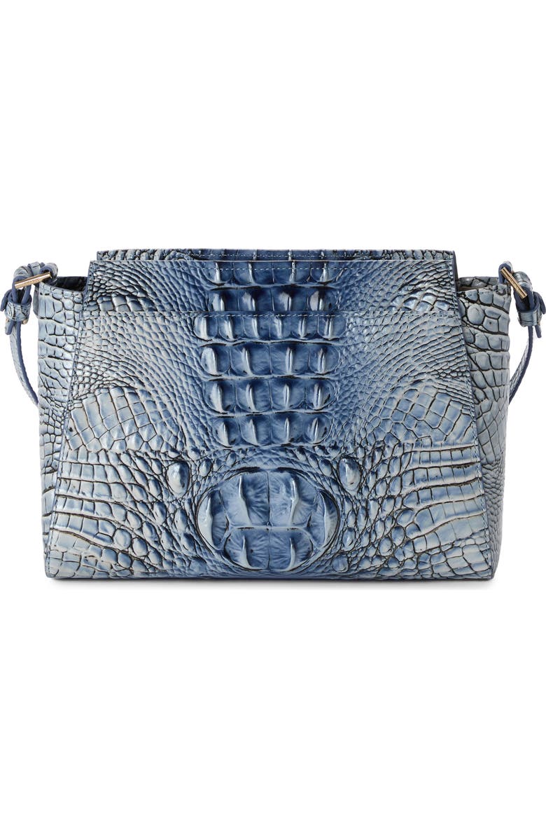 Brahmin Hillary Croc Embossed Leather Crossbody Bag, Alternate, color,