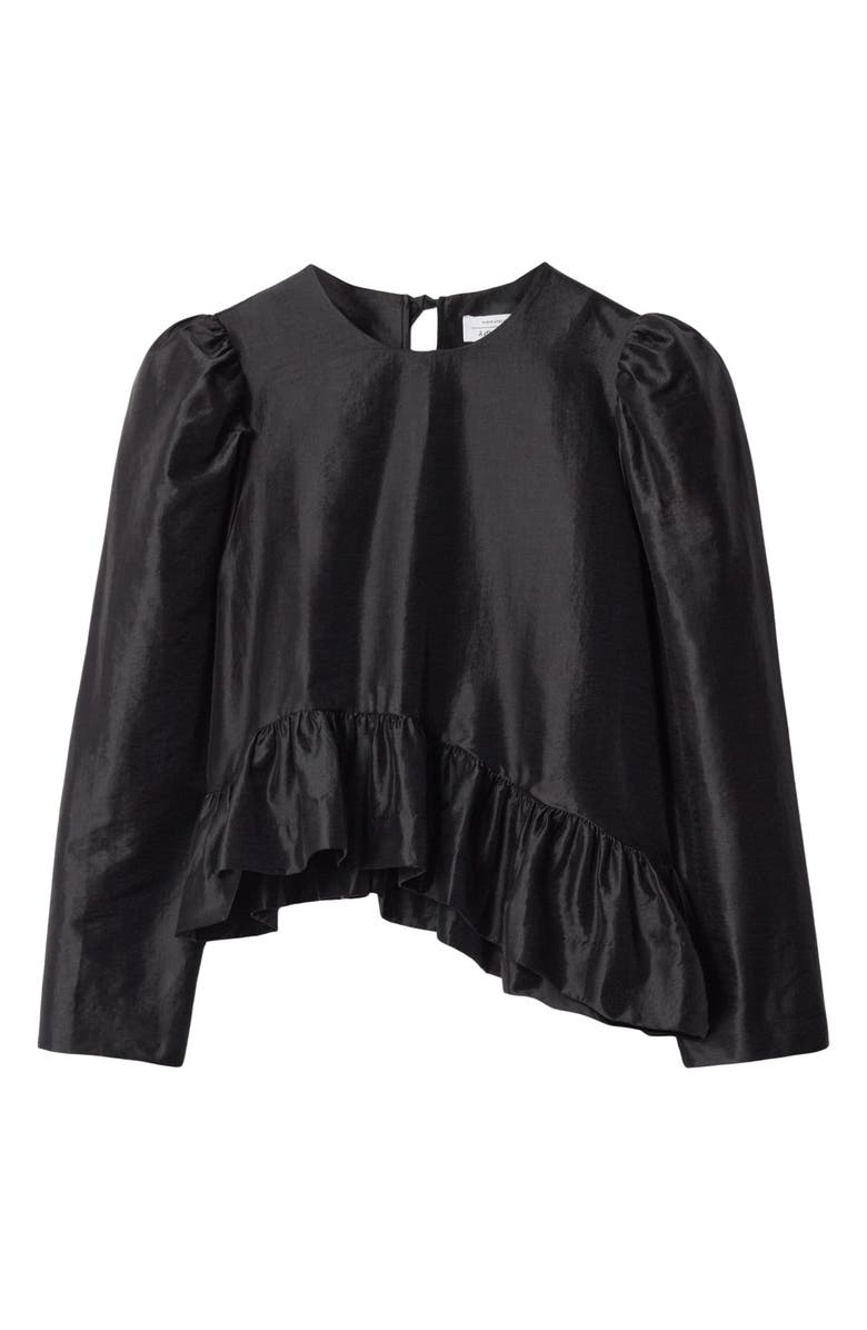 & Other Stories Asymmetric Ruffle Top, Alternate, color,